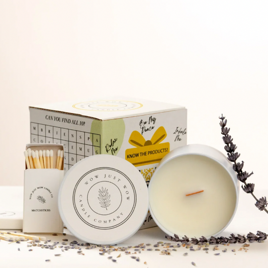 RELIEVING LAVENDER SPA CANDLE COLLECTION (STRONGLY SCENTED SOY WAX)